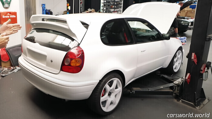 The GR Yarolla is a 90s hatchback that embodies the spirit of a GR Yaris | Carscoops